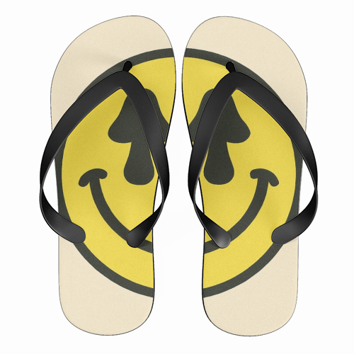Melt Your Mind - funny flip flops by Sammy Bird
