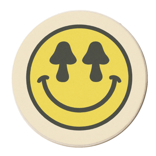 Melt Your Mind - personalised beer coaster by Sammy Bird