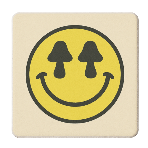 Melt Your Mind - personalised beer coaster by Sammy Bird