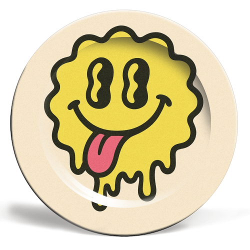 Sweet & Twisted - ceramic dinner plate by Sammy Bird