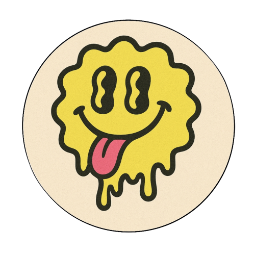 Sweet & Twisted - Circle Sticker by Sammy Bird