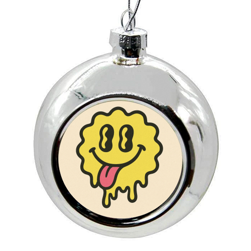 Sweet & Twisted - colourful christmas bauble by Sammy Bird