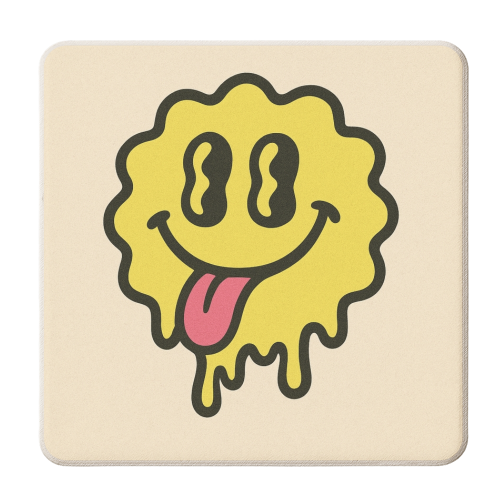 Sweet & Twisted - personalised beer coaster by Sammy Bird