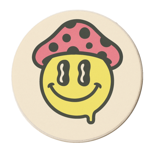 Trip the Light - personalised beer coaster by Sammy Bird