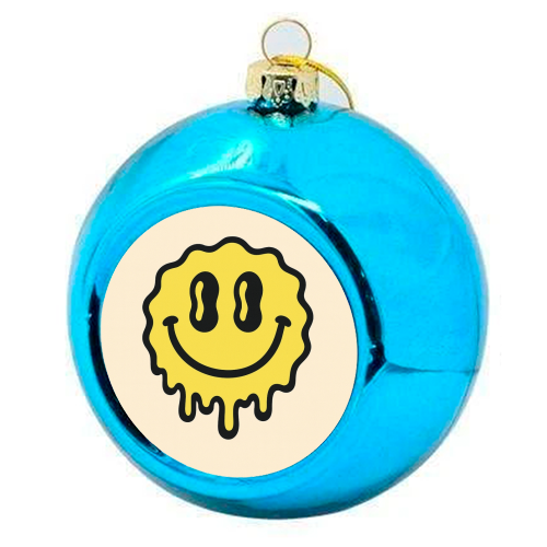 Liquid Joy - colourful christmas bauble by Sammy Bird