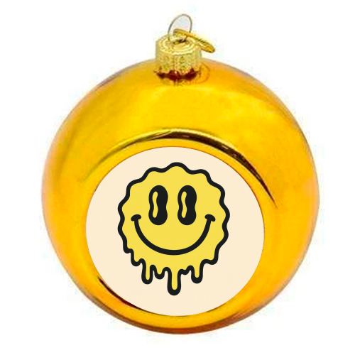 Liquid Joy - colourful christmas bauble by Sammy Bird