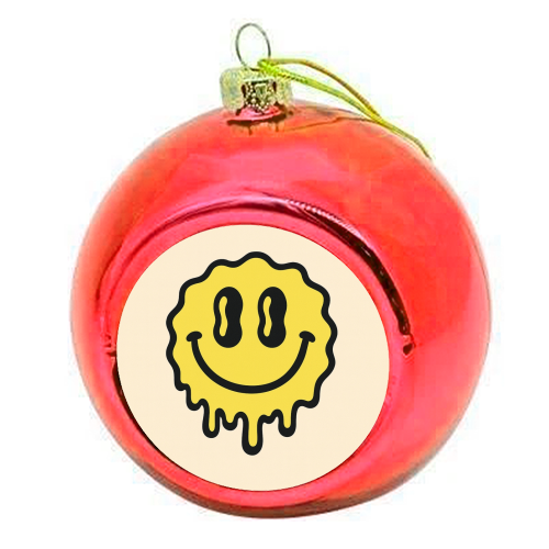 Liquid Joy - colourful christmas bauble by Sammy Bird