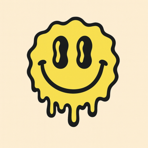 Liquid Joy - Die Cut Sticker by Sammy Bird