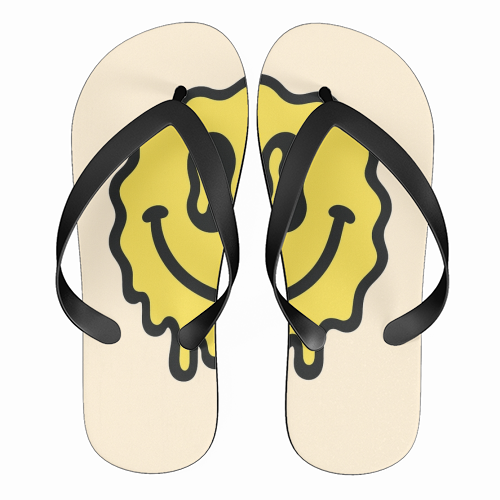 Liquid Joy - funny flip flops by Sammy Bird