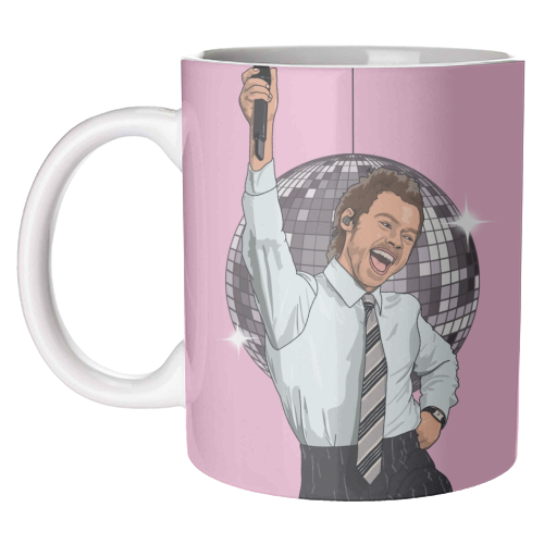 Disco Harry - unique mug by The Girl Next Draw