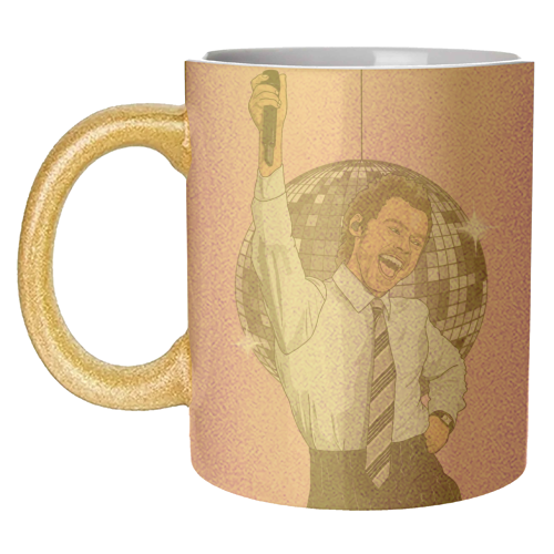 Disco Harry - unique mug by The Girl Next Draw