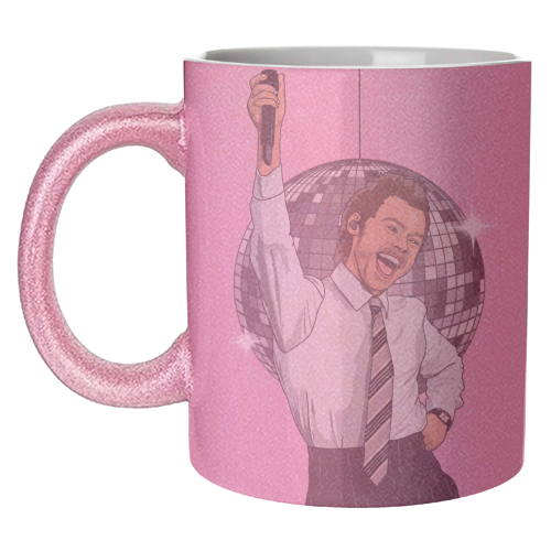 Disco Harry - unique mug by The Girl Next Draw