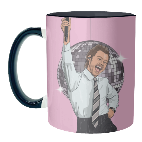 Disco Harry - unique mug by The Girl Next Draw