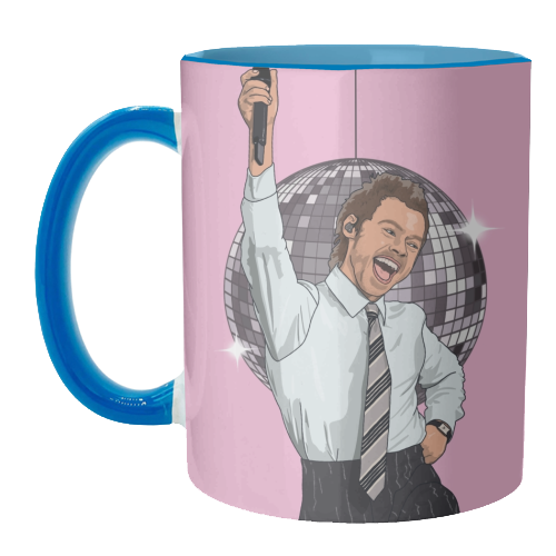 Disco Harry - unique mug by The Girl Next Draw
