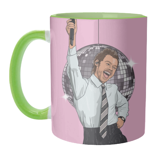 Disco Harry - unique mug by The Girl Next Draw
