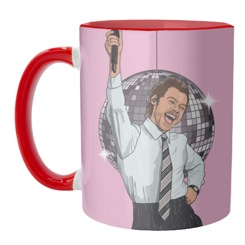 Disco Harry - unique mug by The Girl Next Draw