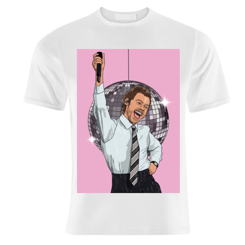 Disco Harry - unique t shirt by The Girl Next Draw
