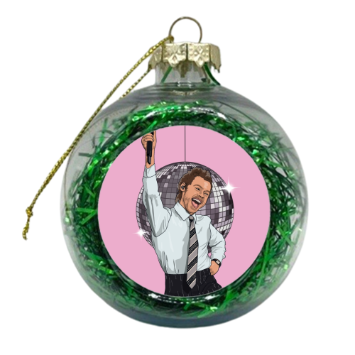 Disco Harry - xmas bauble by The Girl Next Draw