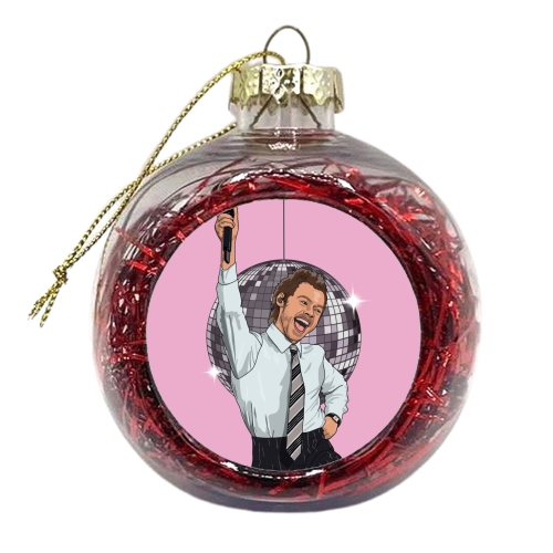 Disco Harry - xmas bauble by The Girl Next Draw