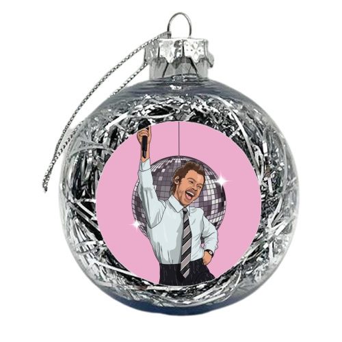 Disco Harry - xmas bauble by The Girl Next Draw