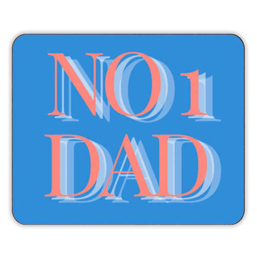 No 1 Dad - designer placemat by Proper Job Studio