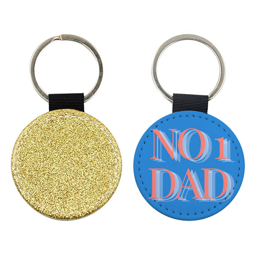 No 1 Dad - keyring by Proper Job Studio