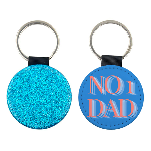 No 1 Dad - keyring by Proper Job Studio