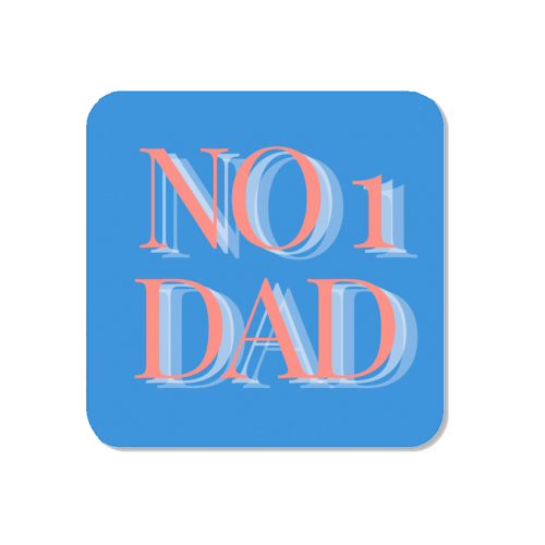 No 1 Dad - Magnet by Proper Job Studio