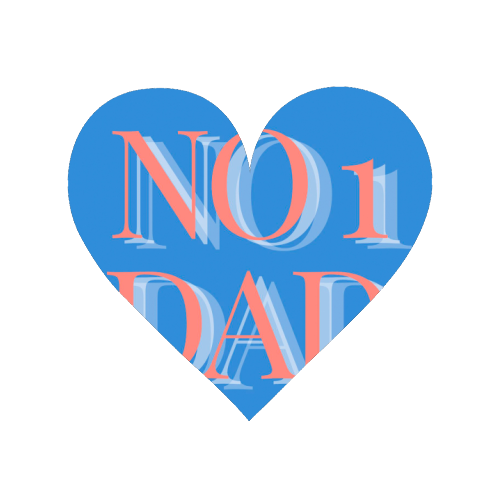 No 1 Dad - Magnet by Proper Job Studio