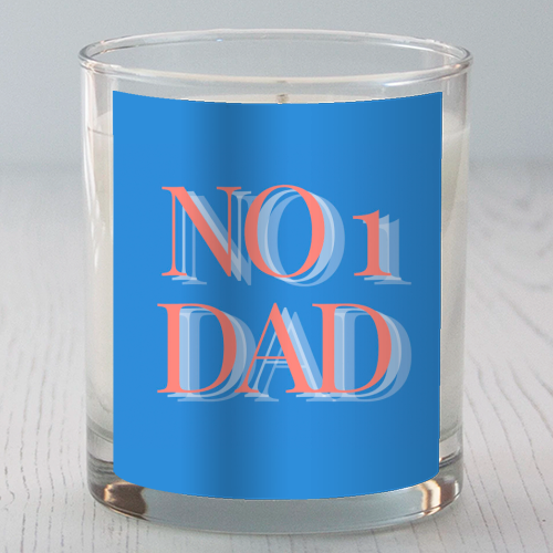 No 1 Dad - scented candle by Proper Job Studio