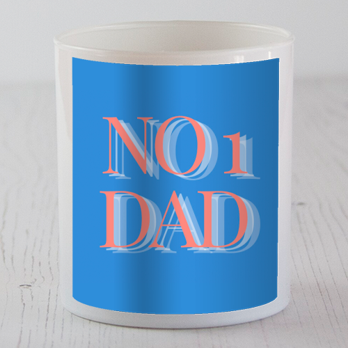 No 1 Dad - scented candle by Proper Job Studio