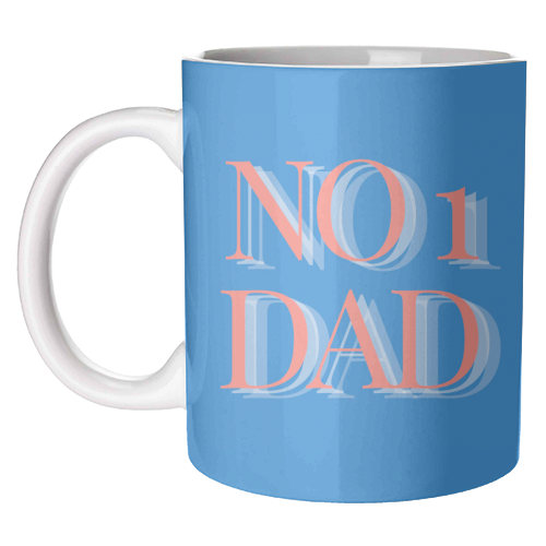 No 1 Dad - unique mug by Proper Job Studio