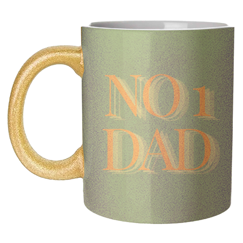 No 1 Dad - unique mug by Proper Job Studio