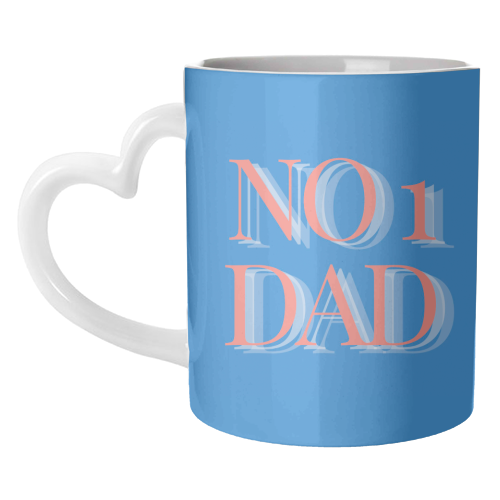 No 1 Dad - unique mug by Proper Job Studio