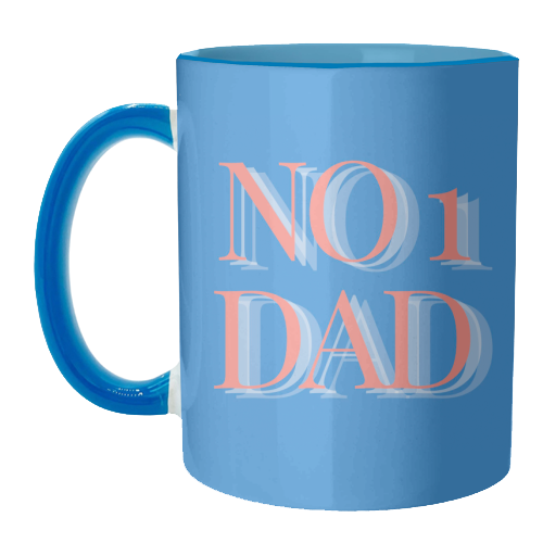 No 1 Dad - unique mug by Proper Job Studio