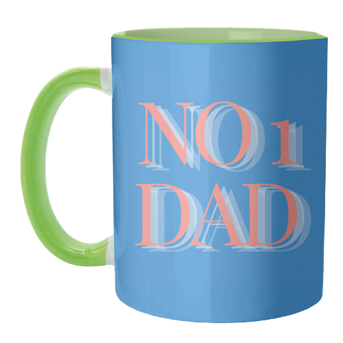 No 1 Dad - unique mug by Proper Job Studio
