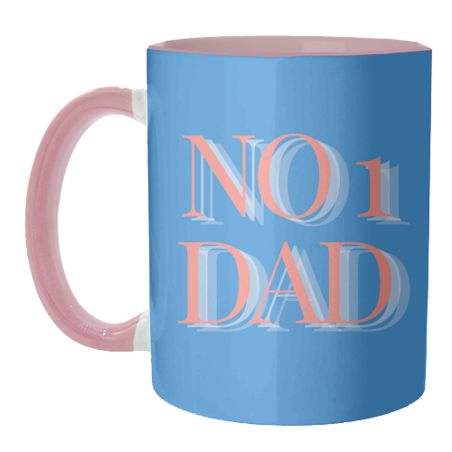 No 1 Dad - unique mug by Proper Job Studio