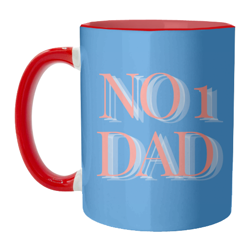 No 1 Dad - unique mug by Proper Job Studio