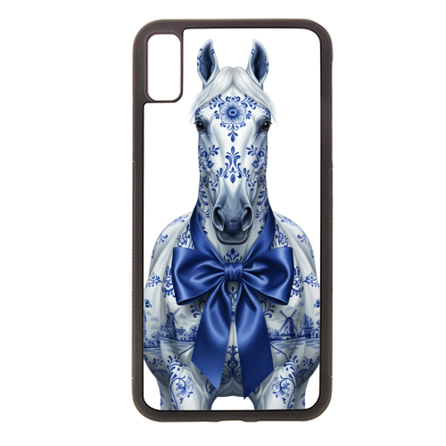 Delft Elegant Horse - stylish phone case by haris kavalla