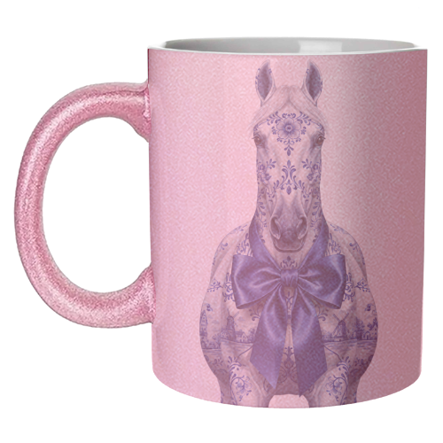 Delft Elegant Horse - unique mug by haris kavalla