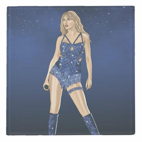 Midnights Era Print - personalised beer coaster by Drawings by Firefly