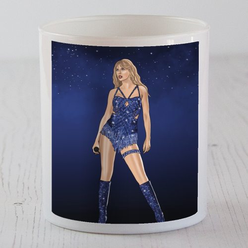 Midnights Era Print - scented candle by Drawings by Firefly