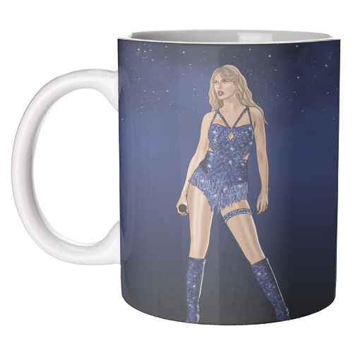 Midnights Era Print - unique mug by Drawings by Firefly