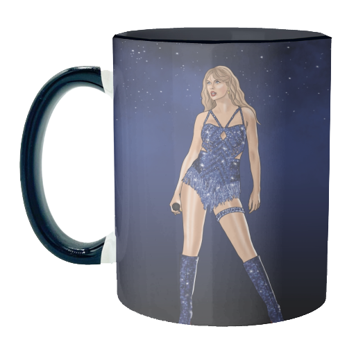 Midnights Era Print - unique mug by Drawings by Firefly