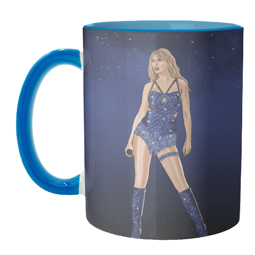 Midnights Era Print - unique mug by Drawings by Firefly