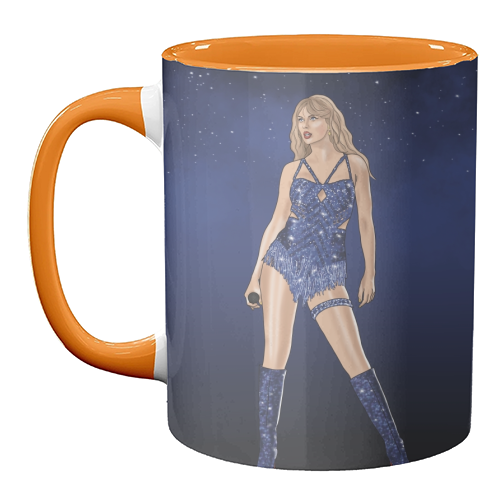 Midnights Era Print - unique mug by Drawings by Firefly
