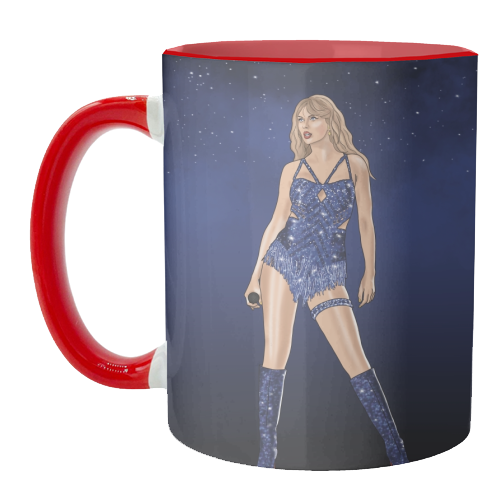 Midnights Era Print - unique mug by Drawings by Firefly