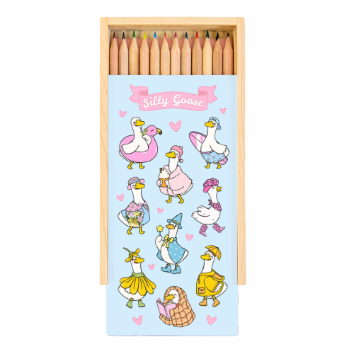 Silly Goose Outfits - Coloured Pencils with Box by Lilly Rose