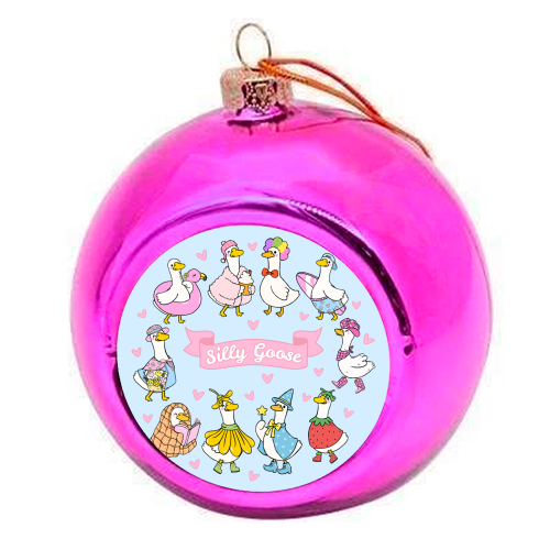 Silly Goose Outfits - colourful christmas bauble by Lilly Rose