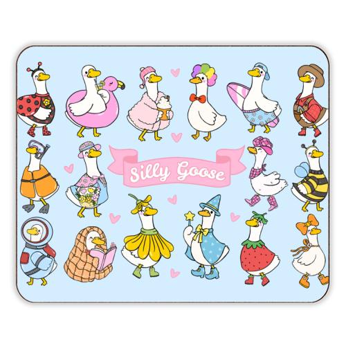Silly Goose Outfits - designer placemat by Lilly Rose
